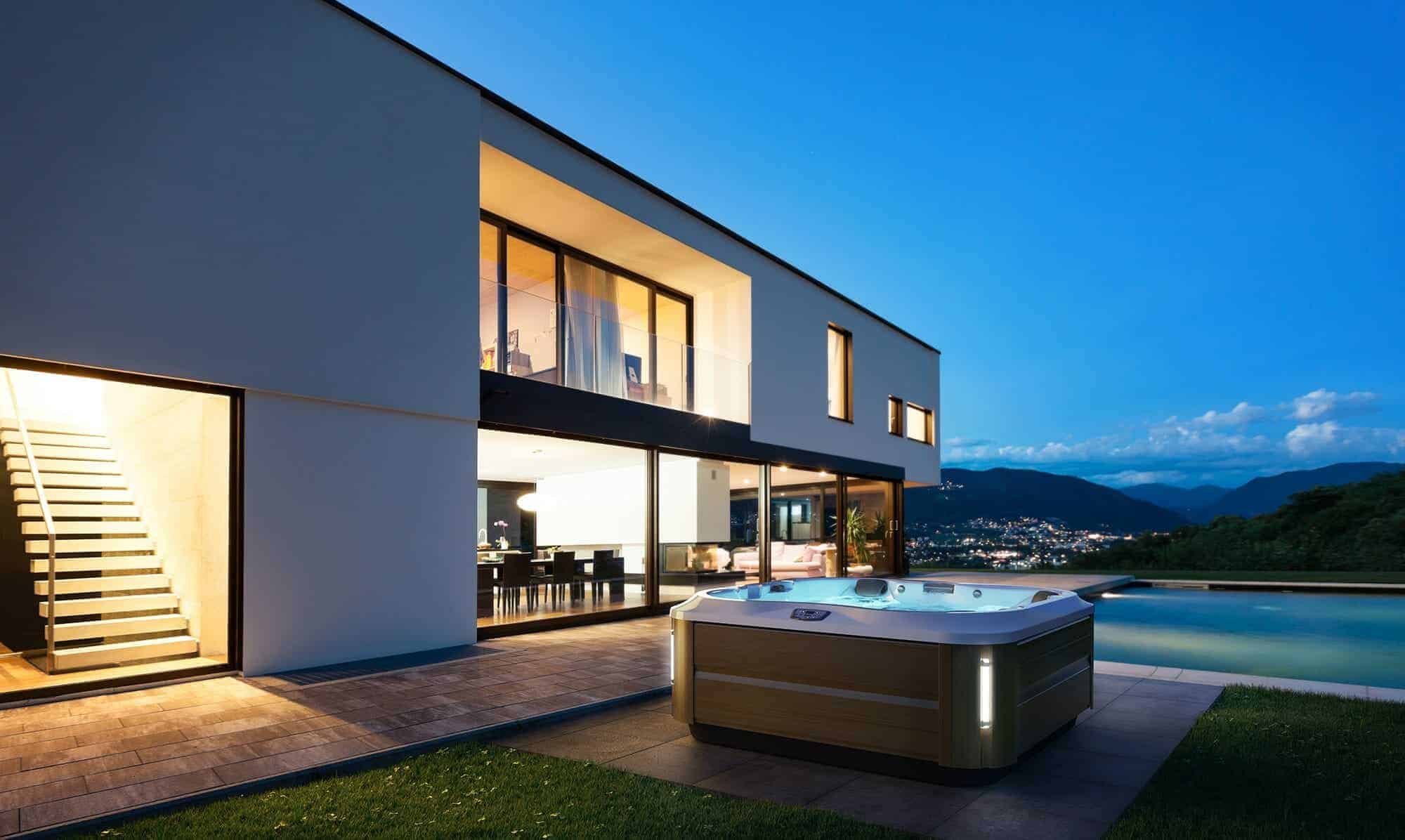 J-335 Jacuzzi Hot Tub installation in Prince George