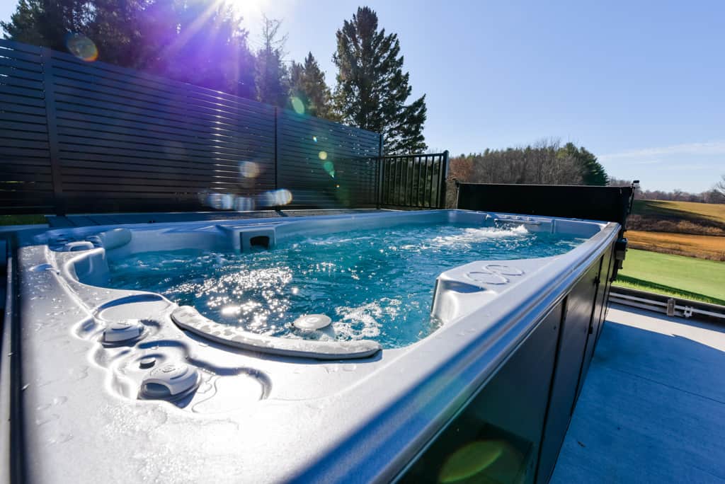 swim spa installation